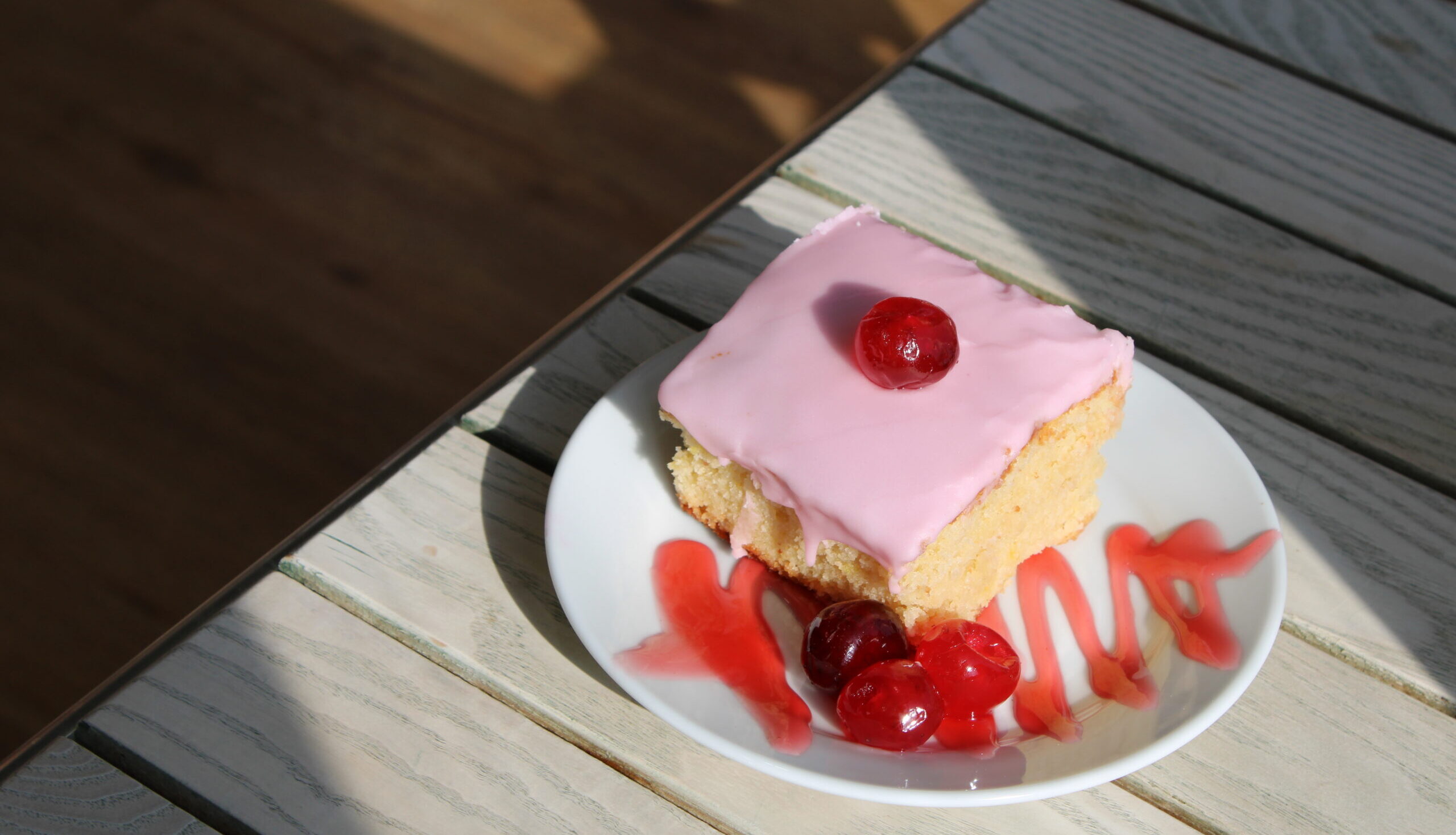 Image of Brick Kilns Homemade cake in the Garden Restaurant.